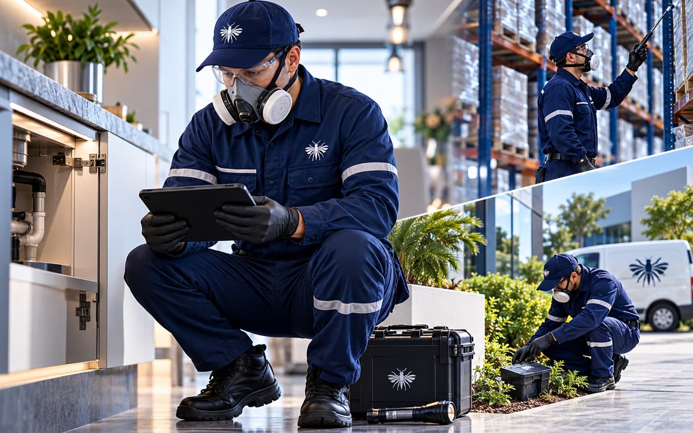 Atuação técnica da Imperium Controle Ambiental em diferentes ambientes